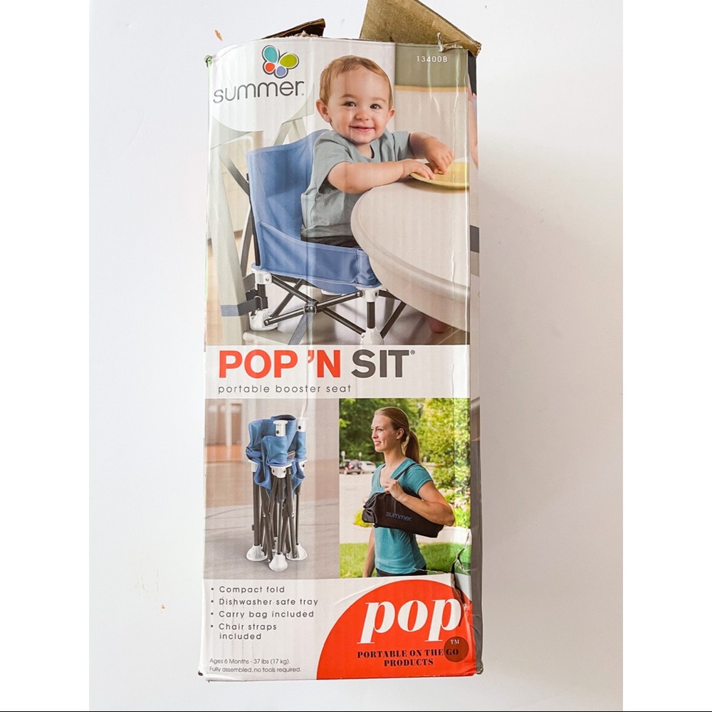 Pop ‘n Sit Portable Booster Chair for Indoor/Outdoor